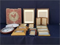 Mixed Lot Of Various Picture Frames And Art