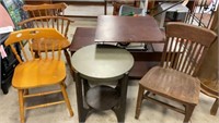 2 tables & 3 chairs