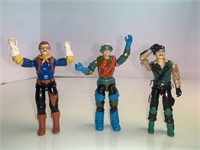 Hasbro Vintage 1980-90's GI Joe Figure 3-pack