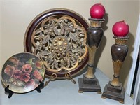 Decorative Plates & Candle Holders