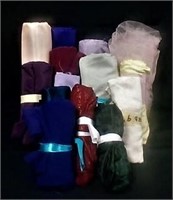 Lot of material remnants - various sizes & colors