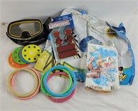 Misc kids water toys incl. diving rings