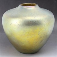 Iridescent Art Glass Vase possibly LOETZ