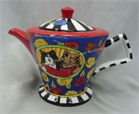 Funky Cat Teapot by Catzilla