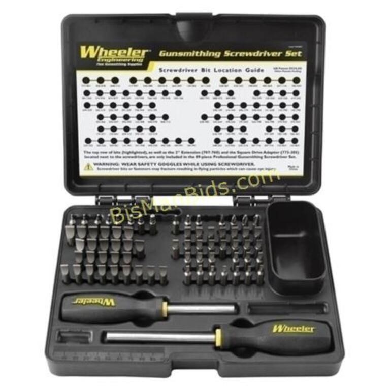 WHEELER 72 PIECE GUN SCREWDRIVER KIT