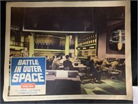 1960 BATTLE IN OUTER SPACE MOVIE LOBBY CARD