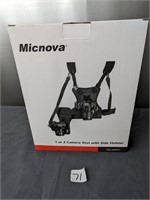 Micnova- Camera Vest with Side Holster