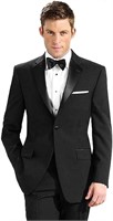 Neil Allyn 100% Polyester Tuxedo Jacket Black 42L