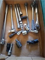 ASSORTED SOCKETS AND EXTENSIONS