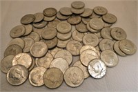 (60) 90% Silver 1964 Kennedy Half Dollars - Coins