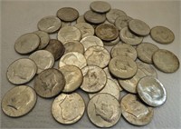 (40) 90% Silver 1964 Kennedy Half Dollars - Coins