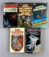 5 Sci Fi Books Spider Robinson & Mack Reynolds