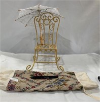 Metal  Decorative Chair & Decorative  Umbrella