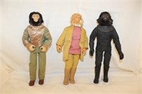 3 Planet of the Apes Figures