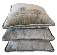 Velvet Sculptured Decorator Pillows
