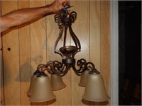 Hanging Lamp w/ Swivel Lights