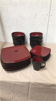 Gibson home plates small plates and bowls with