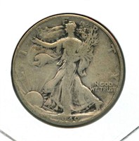 1940 Walking Liberty Silver Half Dollar