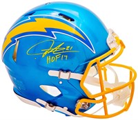 LaDainian Tomlinson Autographed  Blue  Helmet