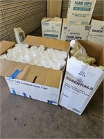 2 Boxes of Foam Cups