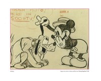 Disney Sketch Scene Giclee - "Society Dog Show",