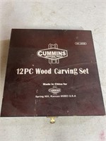 12 pc wood carving set Cummins. (14)