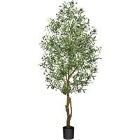 ONME Faux Olive Tree, 7ft Olive Trees Artificial