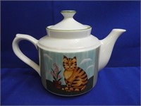 Cat & Cow 4 Cup Porcelain Teapot