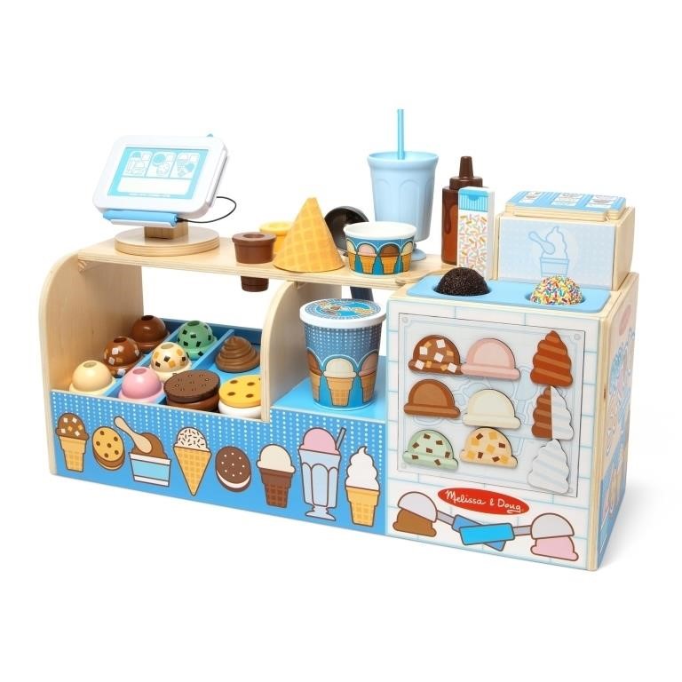 Melissa & Doug Wooden Cool Scoops Ice Creamery