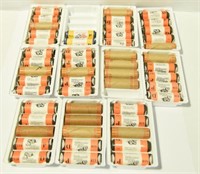 (52) sealed rolls of uncirculated quarters;