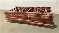 (Qty - 7) 8' Pallet Racking Uprights-
