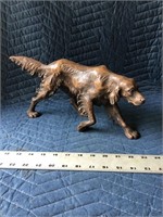 Hunting Dog Statue Figurine Dated 1958 Two Legs