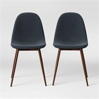 Set Of 2 Project 62 Blue Dining Chairs