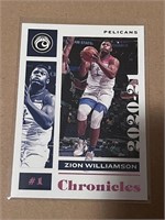 Zion Williamson Pink Chronicles Card
