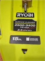 RYOBI 15"Surface Cleaner,for Gas Pressure Washers;