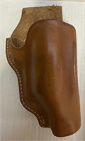 BROWN LEATHER GUN HOLSTER