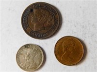 3 Canadian coins…see description