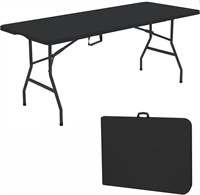 NIUTA 6FT Portable Picnic Folding Table for Indoo