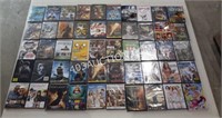 Lot of 50 Assorted DVDs (Most are Movies)