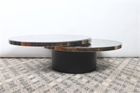 Contemporary Coffee Table Gold/Black