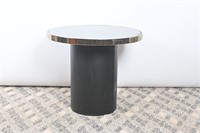 Contemporary Side Table Gold/Black