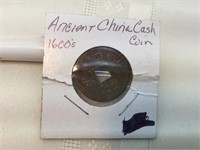 Ancient 16000s China Cash Coin