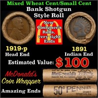 Small Cent Mixed Roll Orig Brandt McDonalds Wrappe