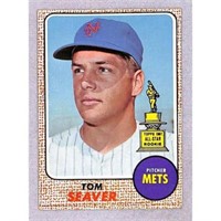 1968 Topps Tom Seaver Crease Free