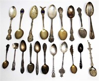 Selection of Silver & Collector Spoons of