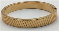 14k Gold Hinged Bangle Bracelet