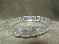 Signed Nachtmann Crystal Low Bowl or Coaster