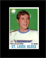 1970 Topps #102 Tim Ecclestone EX to EX-MT+