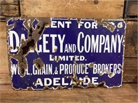 Original Dalgety & Co Agent  Adelaide Enamel Sign