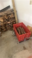 Firewood, hauler and firewood